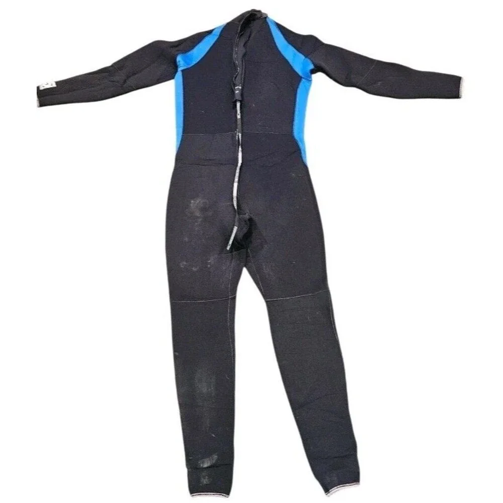 Henderson Titanium Hyperstretch Full Wetsuit Men's Size LL Black Blue